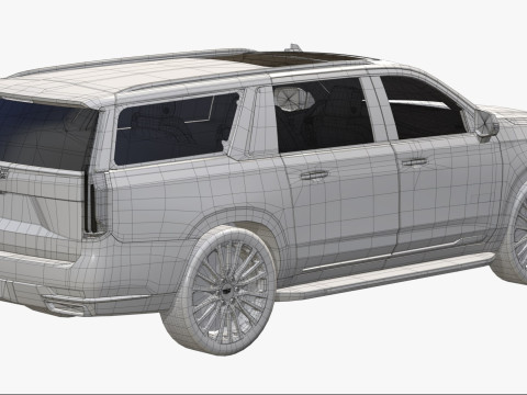 Cadillac Escalade V 2023 3D Модель