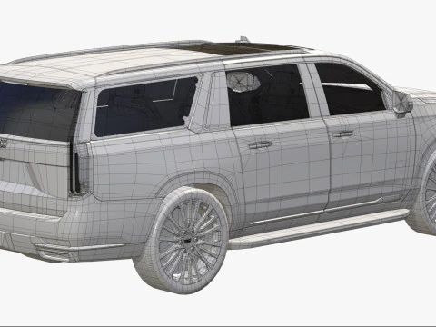 Cadillac Escalade V 2023 3D Model