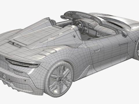 Maserati MC20 Cielo 2024 Modèle 3D