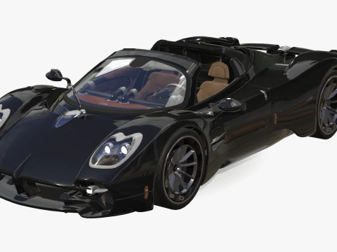 Pagani &Uuml;topya Roadster 2024 2025 3D Model
