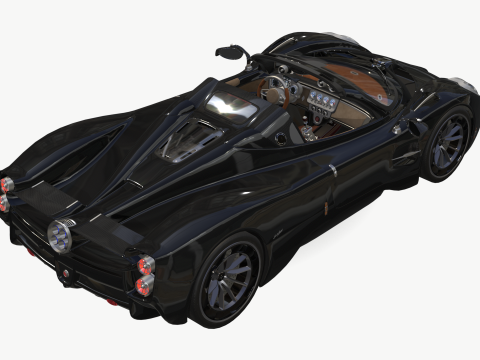 Pagani Utopia Roadster 2024 2025 3D 모델