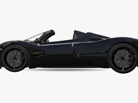 Pagani &Uuml;topya Roadster 2024 2025 3D Model