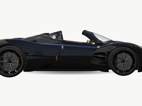 Pagani Utopia Roadster 2024 2025 3D 모델