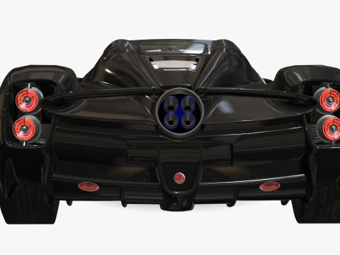 Pagani &Uuml;topya Roadster 2024 2025 3D Model