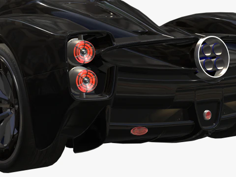 Pagani &Uuml;topya Roadster 2024 2025 3D Model