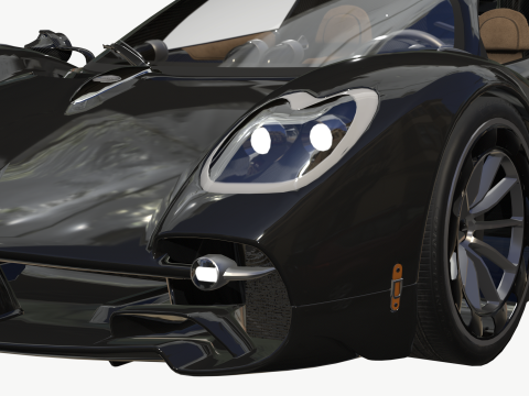 Pagani Utopia Roadster 2024 2025 3D 모델