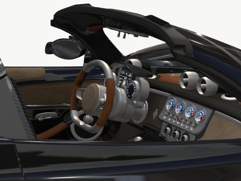 Pagani Utopia Roadster 2024 2025 3D 모델