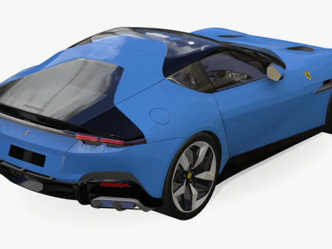 Ferrari 12Cilindri Spider 3D Model