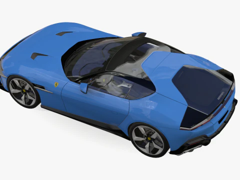 Ferrari 12Cilindri Spider 3D Model