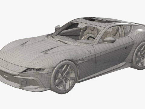 Ferrari 12Cilindri Spider 3D Model