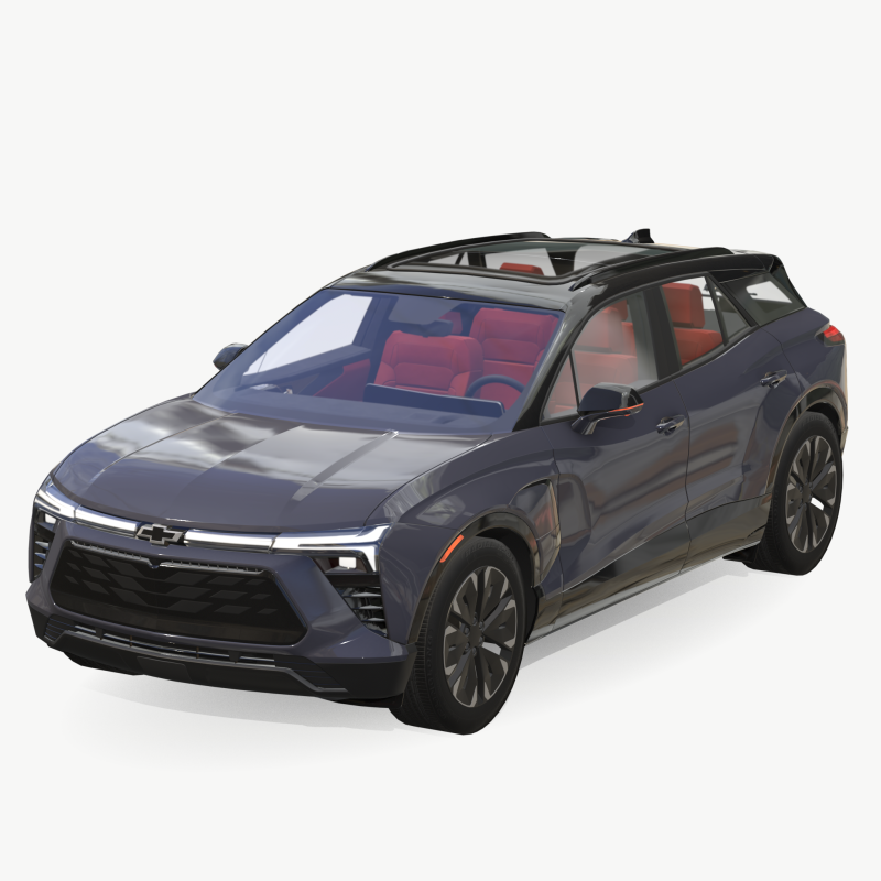 Chevrolet Blazer EV 3D Model .c4d .max .obj .3ds .fbx .stl .blend 