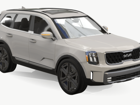 Kia Telluride 2024 3Dモデル