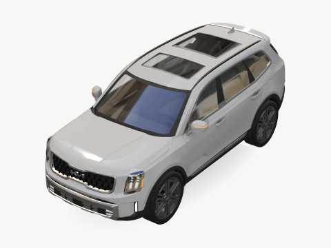 Kia Telluride 2024 3Dモデル