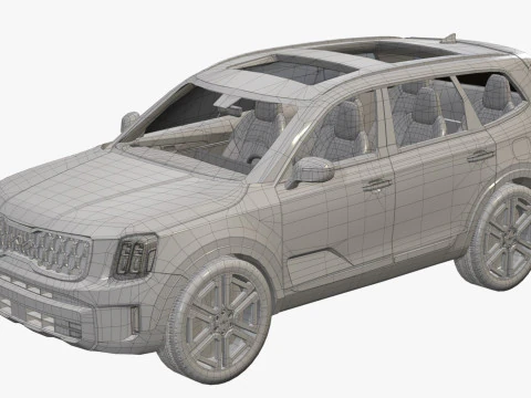Kia Telluride 2024 3D Model