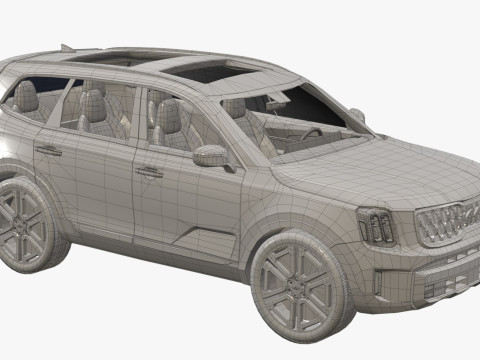 Kia Telluride 2024 3Dモデル