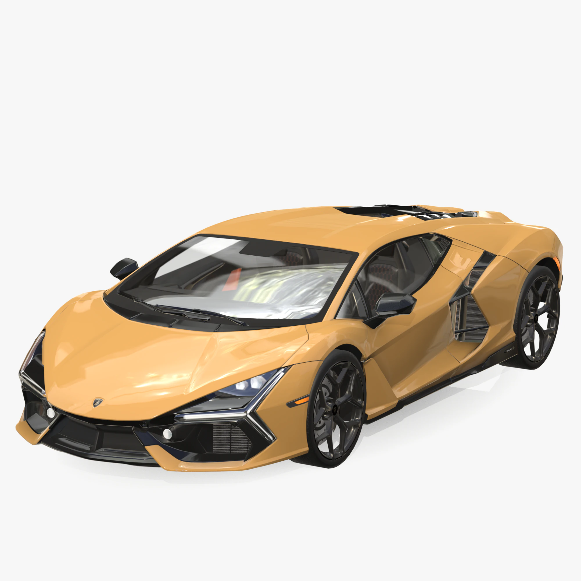 Lamborghin Revuelto 3D Model .c4d .max .obj .3ds .fbx .stl .blend 