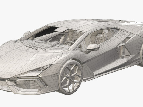 Lamborghin Revuelto Model 3D