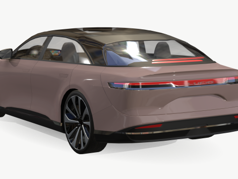 Lucid Air Model 3D