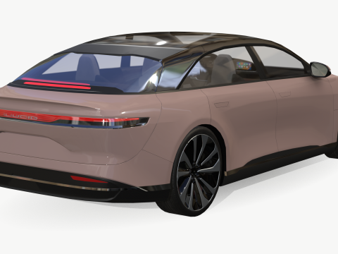 Lucid Air Model 3D