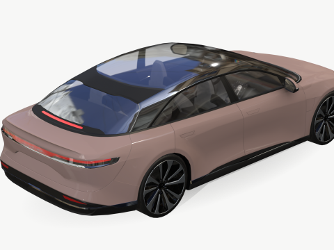 Lucid Air Model 3D