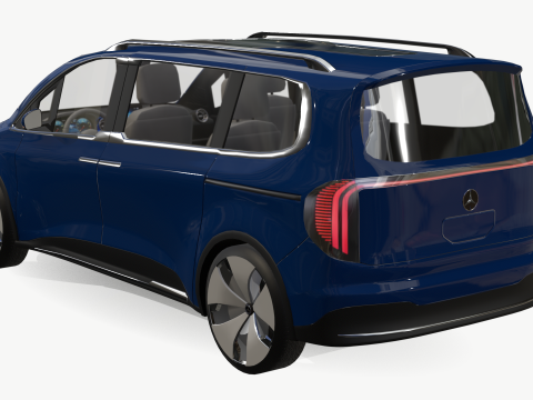 Mercedes Benz EQT 3D Model