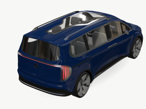 Mercedes Benz EQT 3D Model