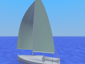 sailboat mengels class 3D Model