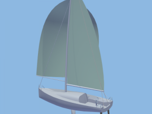 sailboat mengels class 3D Model