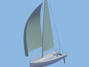 sailboat mengels class 3D Model