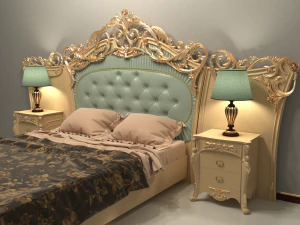 bed classic 3D Model