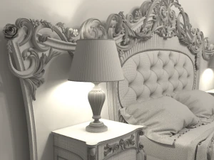 bed classic 3D Model