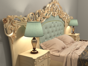 bed classic 3D मॉडल