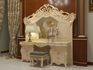 classic dressing table Modelo 3D