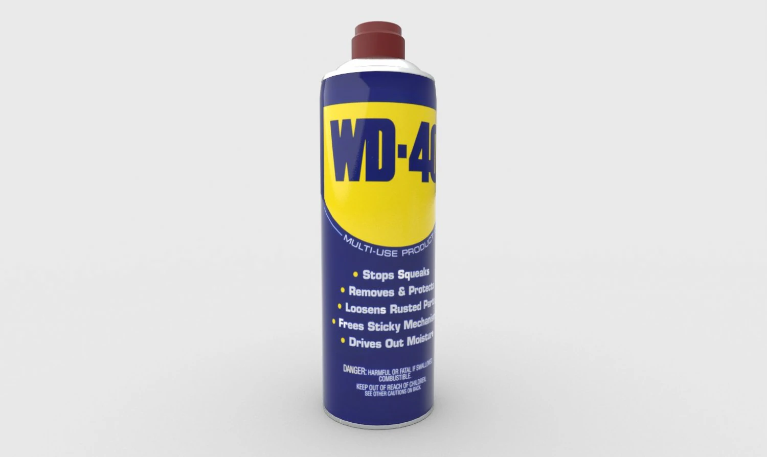 wd 40 can 3D Model .c4d .max .obj .3ds .fbx .stl .blend 