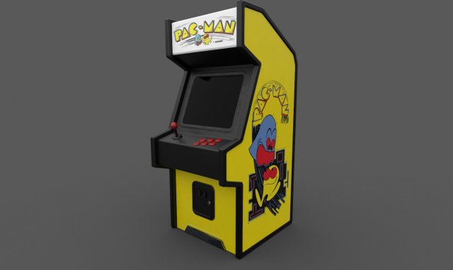 arcade machine Modèle 3D .c4d .max .obj .3ds .fbx .stl .blend