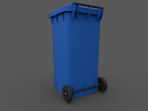 trash bin 3D 모델