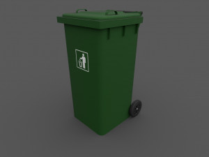 trash bin 3D 모델