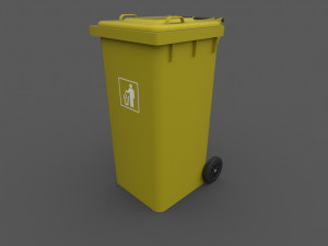 trash bin 3D 모델