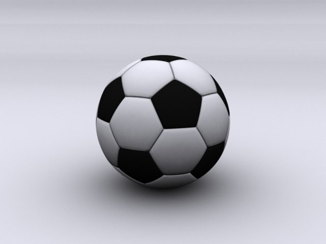 football Model 3D .c4d .max .obj .3ds .fbx .stl .blend