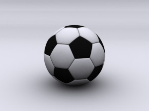 football Modello 3D