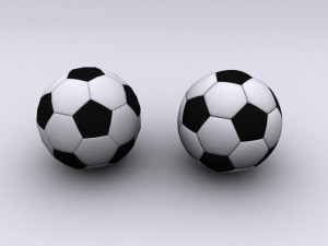 football Model 3D