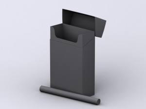 marlboro cigarette box Model 3D