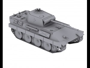 german tank panzerkampfwagen v panther 3D Модель