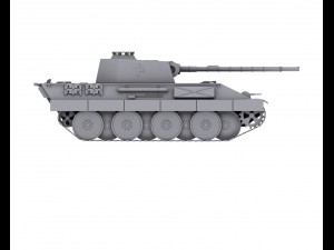 german tank panzerkampfwagen v panther 3Dモデル