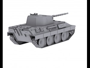german tank panzerkampfwagen v panther 3Dモデル