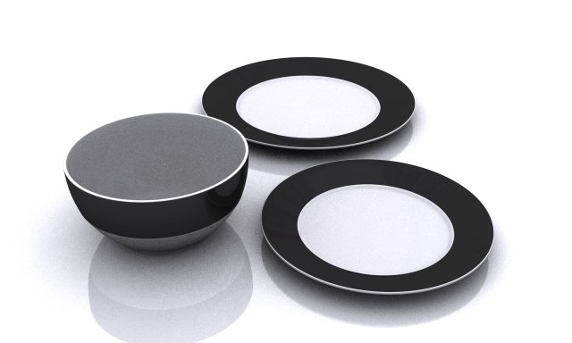 dinnerware Modèle 3D .c4d .max .obj .3ds .fbx .stl .blend