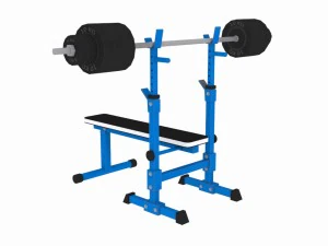 weightlifting bench 3D Model