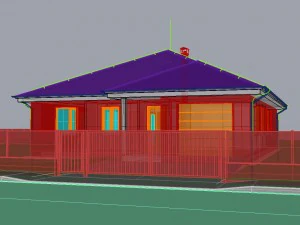 family house 3D Model