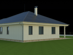 family house Modelo 3D