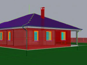 family house 3D Model